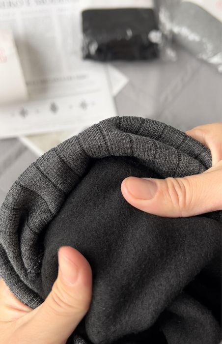 Теплые леггинсы из хлопка