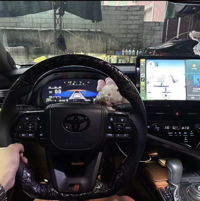 Руль на Toyota prado