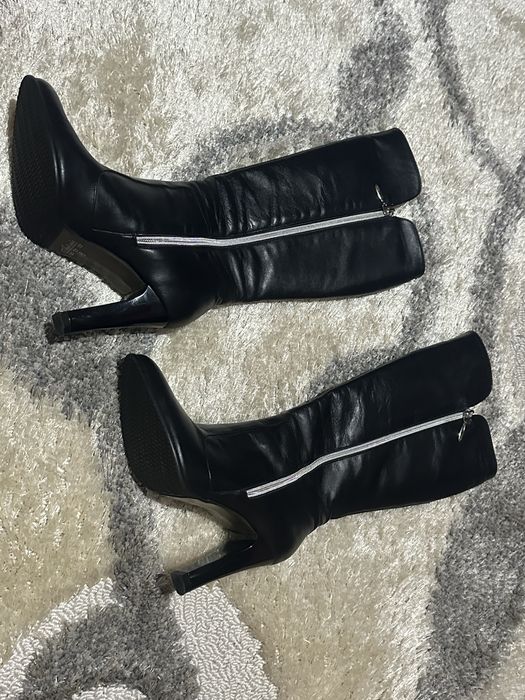 Cizme lungi cu toc dama