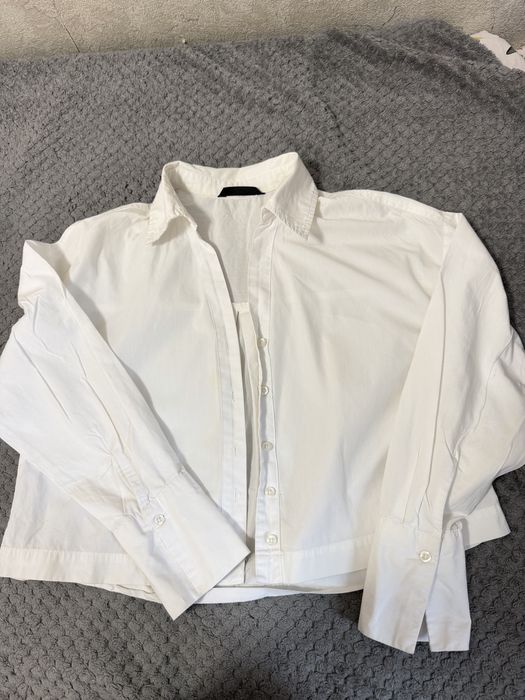 белая рубашка с платьем