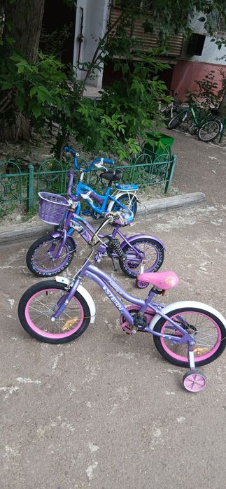 Детский велосипед и самокат