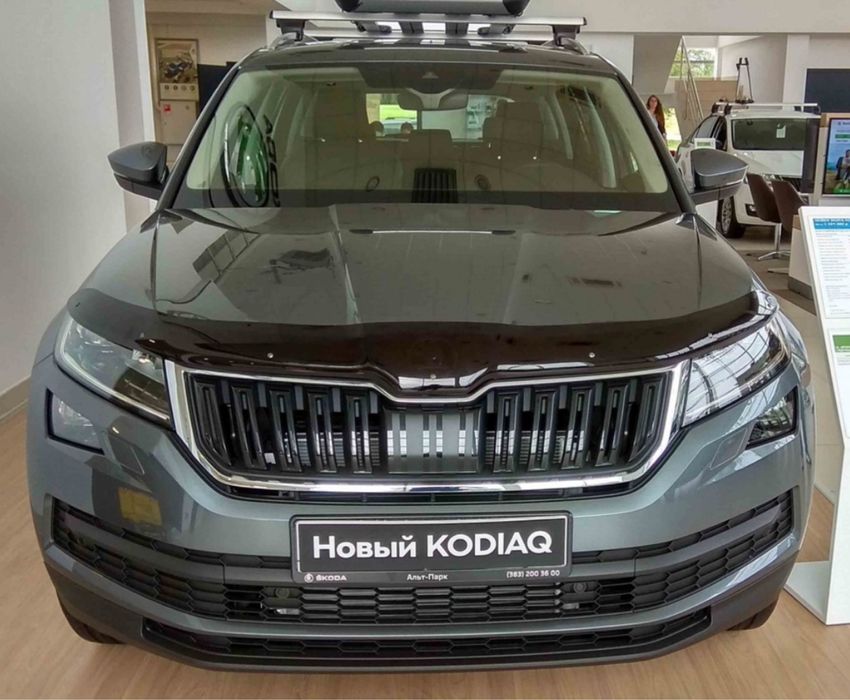 Дефлектор капота (мухобойка) Skoda Kodiag с 2016 по 2022