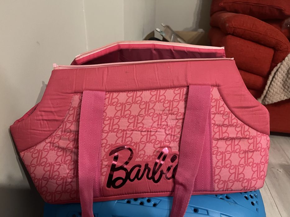 Geanta de transport pentru caine/pisica cu barbie