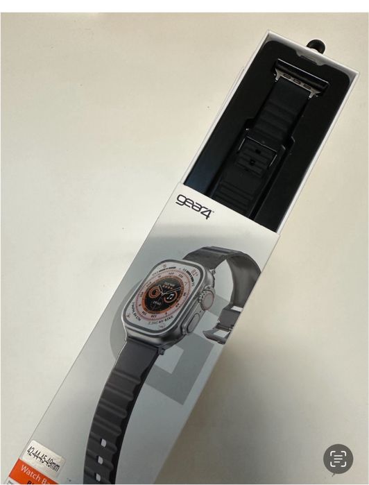 Curea TPU Silicon Striatii Ceas Apple Watch Iphone Husa Folie Sticla