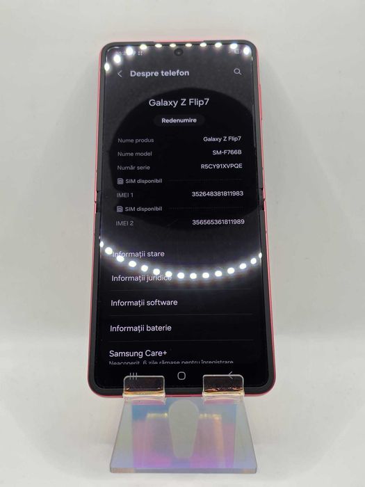 Samsung Z Flip7, MEM 512GB, RAM 12GB, Amanet Doamna Ghica, Cod: 92034