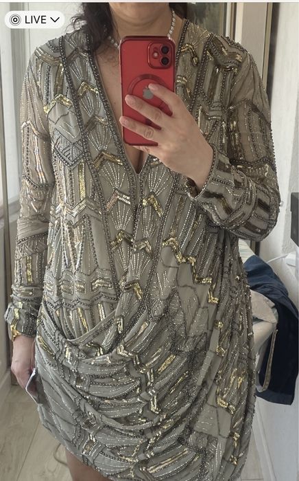 Rochie bijuterie asos