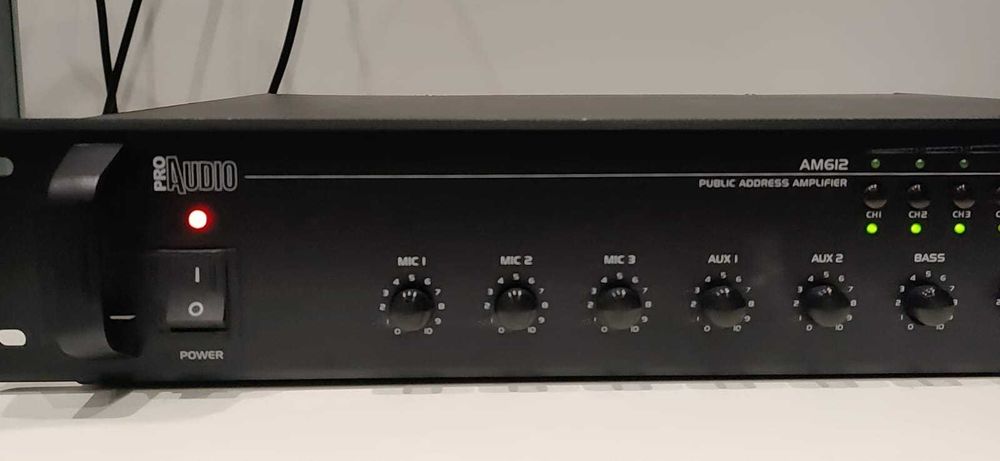 ProAudio AM612 микшер-усилитель для 6 зон