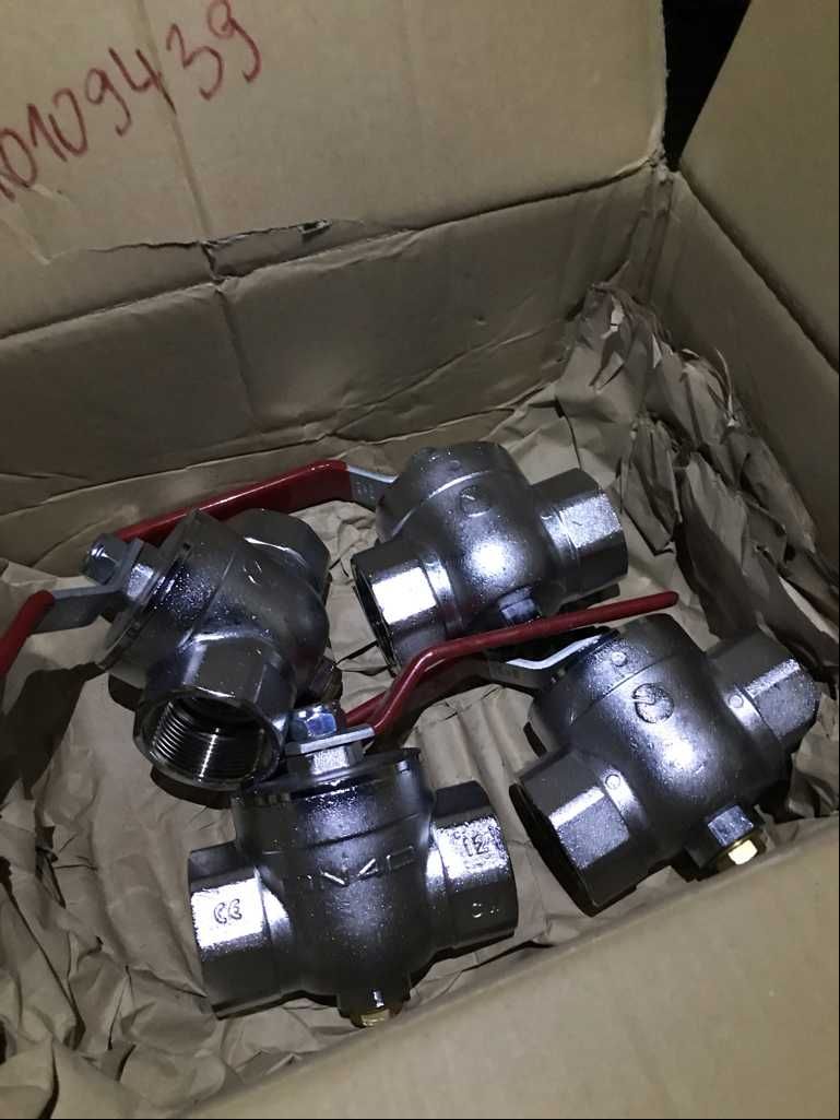 Месингов никелиран Сферичен кран-1/2" DN40. гр. Асеновград • OLX.bg