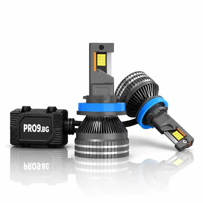 LED крушки H11 130W 6000K 18000lm 12-24V 2 ГОДИНИ ГАРАНЦИЯ