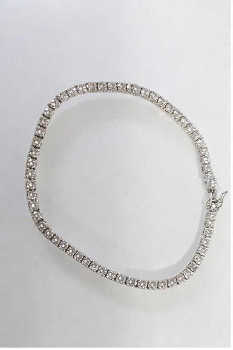 Brățară Diamante Naturale 5.47 ct  - 18 K - Certificat autenticitate