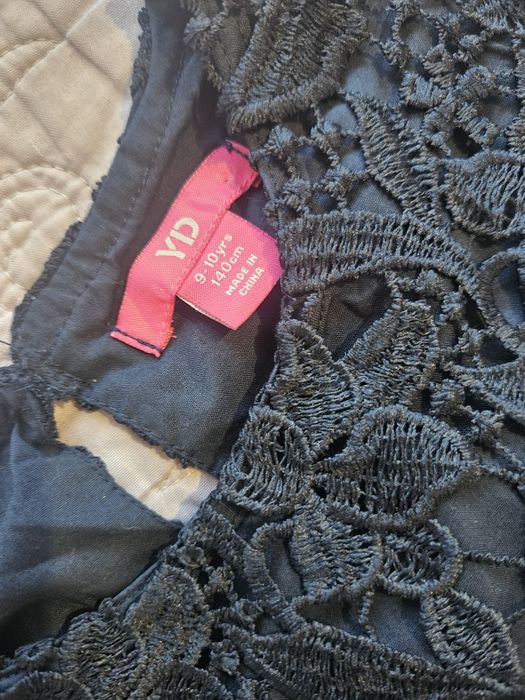 Дантелена нежна рокличка 140 см