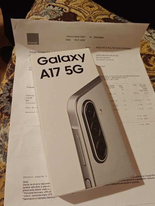 Samsung A17 5G sigilat garanție 4/128 gb