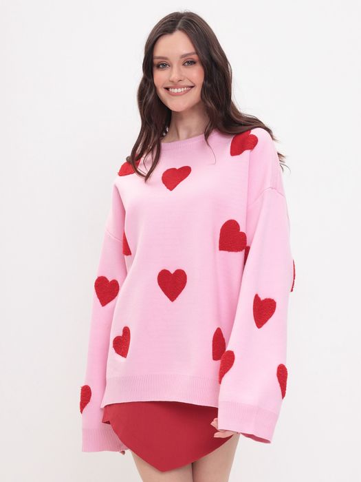 Свитер оверсайз вязанные новые