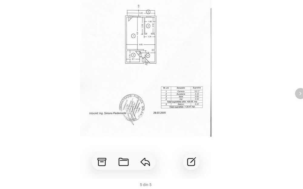 CHISINAU -basarabia bloc mixt , decomandata