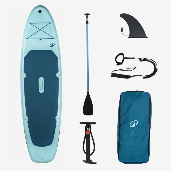 Set stand up paddle gonflabil 10'6 100 - produs resigilat Decathlon