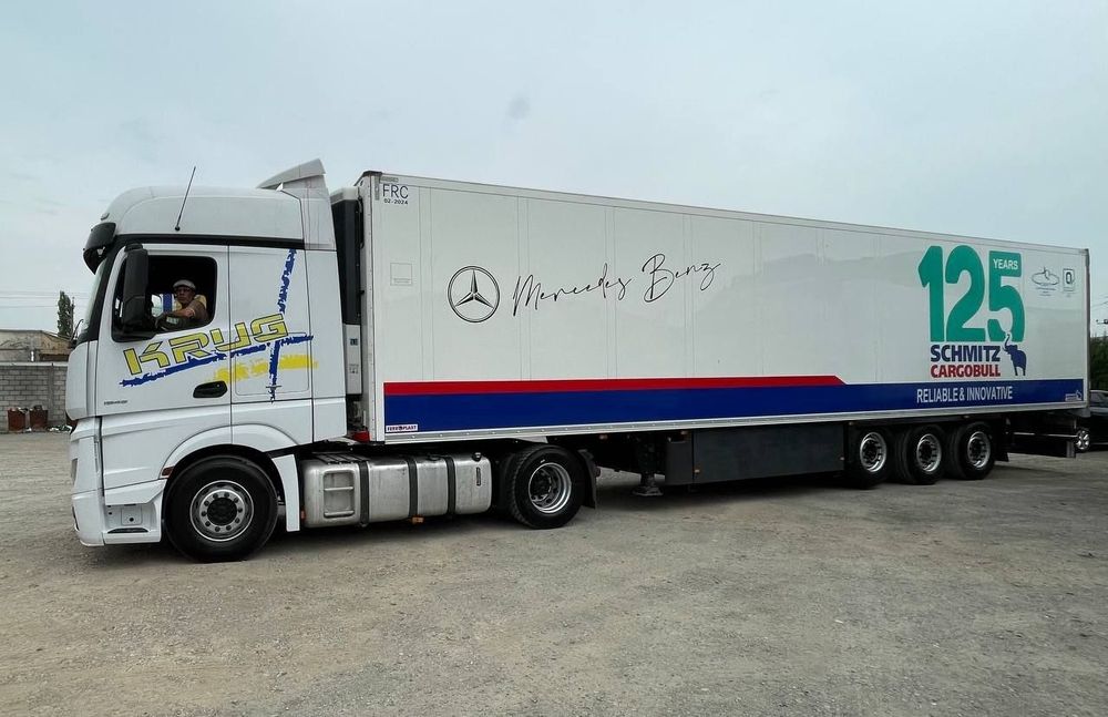 Mercedes Actros 1845 + SCHMITZ Реф Сотилади