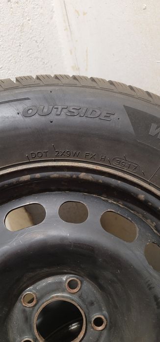 Set 4 Jante otel R16" Originale Citroen C5 / Peugeot 508 /407/ 607, 5x108 + 4 anvelope iarna forte bune
