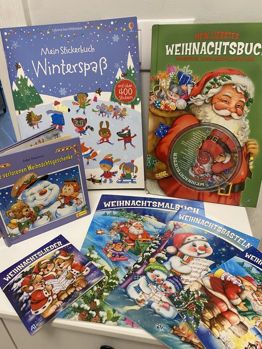 Set carti germana pentru gradinita si primar - Crăciun si iarna