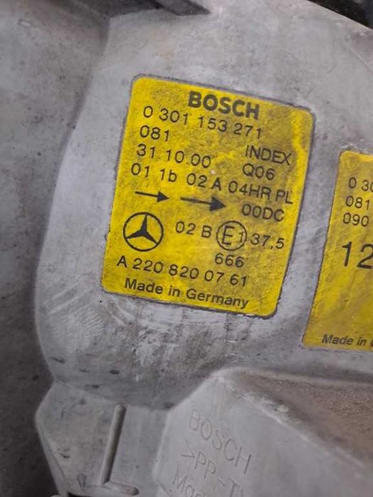Far stanga xenon Mercedes S Class W220 original cod A2208200761