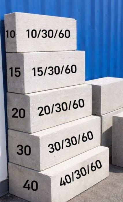 Газоблок  СИЗ хохлаган хажмда