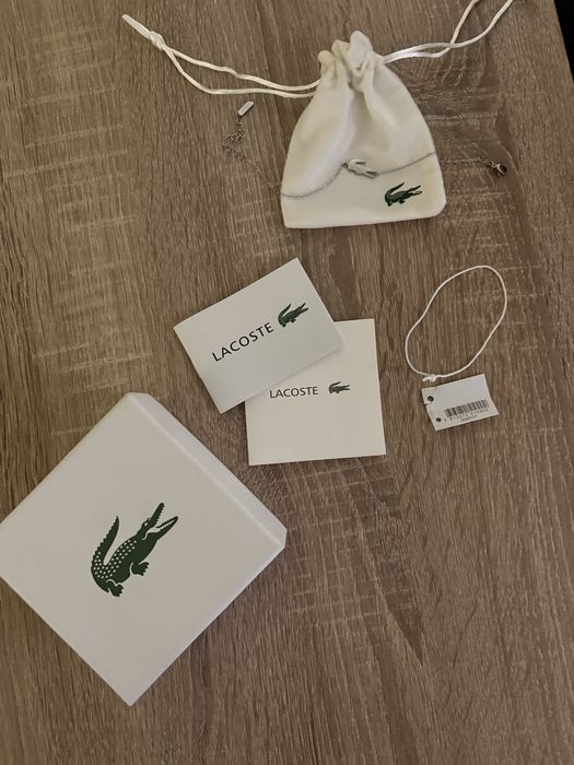 Оригинална сребърна гривна Lacoste