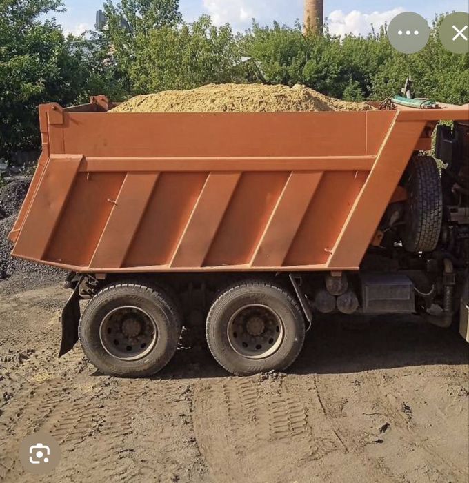 Щебень, балласт, песок и тд