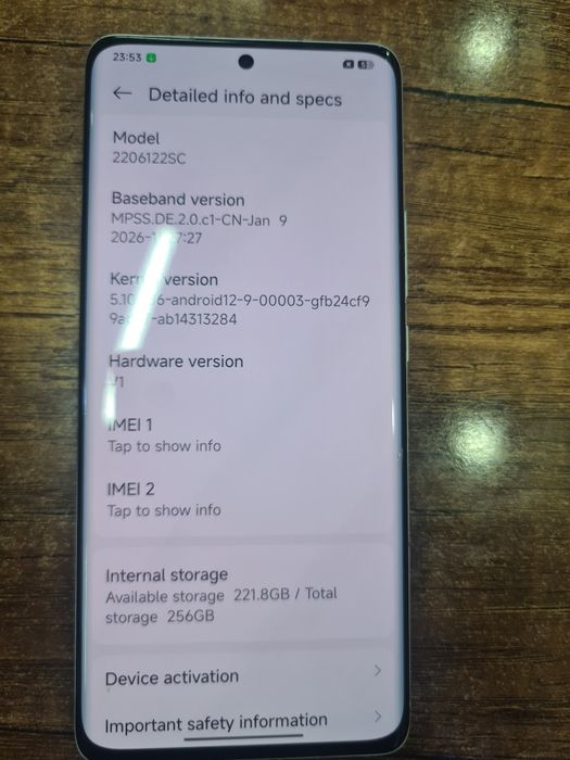XIAOMI 12-S PRO Flagman
