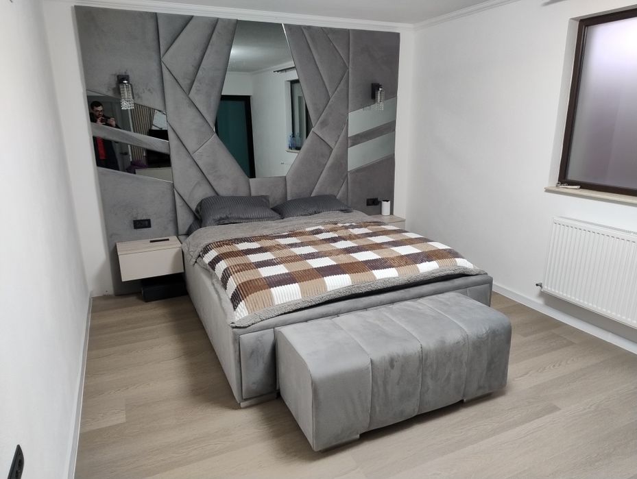 Paturi tapițate la comandă – Calitate Premium + Spațiu de depozitare