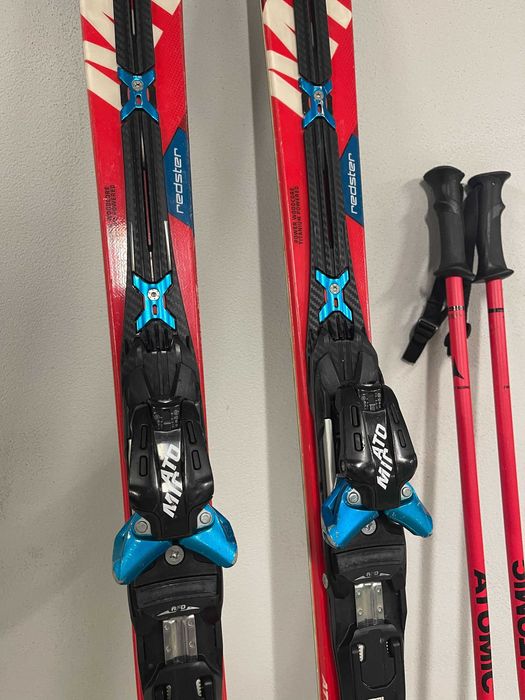 Ски комплект Atomic Redster GS 178см. с апарати, щеки и калъф