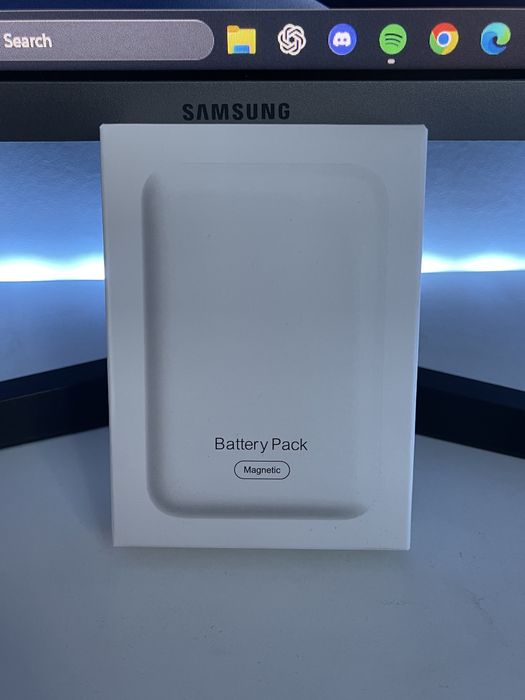 Baterie externă 5000mAh MagSafe, încărcare wireless, USB-C, cablu de încărcare, nouă