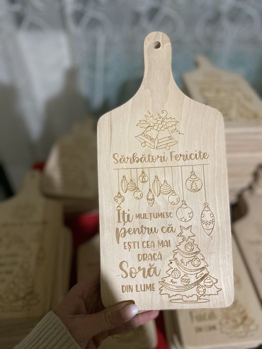 Spatula si tocator personalizat