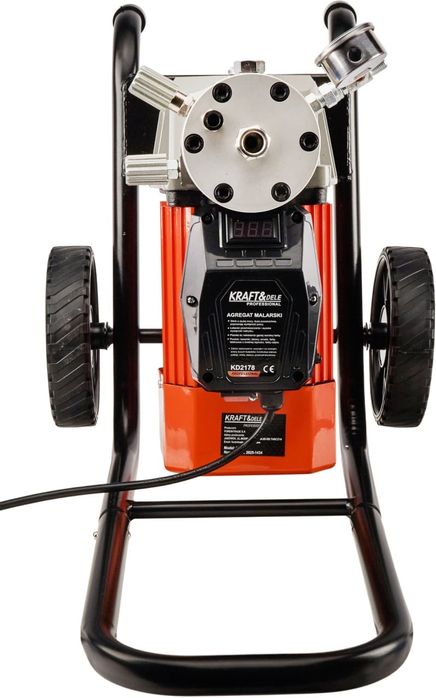 Pachet Pompă de zugrăvit airless electrică cu membrană 3.5KW, 15L/min KD2178 + Furtun pentru pistol de vopsit 30 m, 228 bar MAXROM XD2174