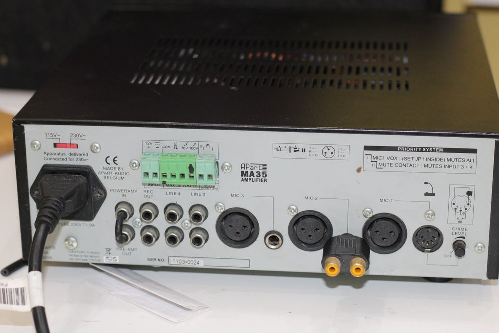 Продам трансляционый микшер apart ma 35