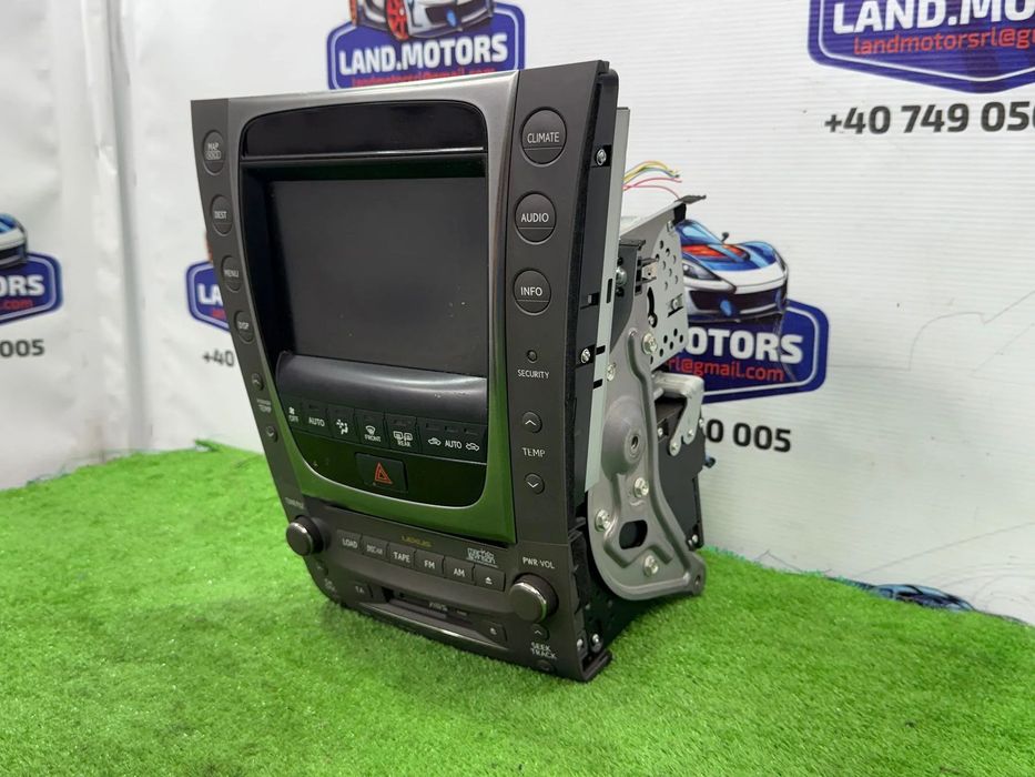 CONSOLA CENTRALA / DISPLAY NAVIGATIE / ECRAN CONTROL MEDIA / BUTOANE LEXUS GS 300 III 2009 3.0 BENZINA SEDAN COD OEM 86120-30G20-E0-2 HGPK000601EW 86111-30A50 462200-3030 303006364 2005-2011