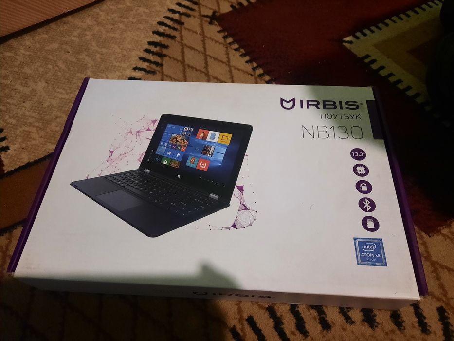 Noutbuk Irbis 360 Gradusli sensor ekranli ofis uchun