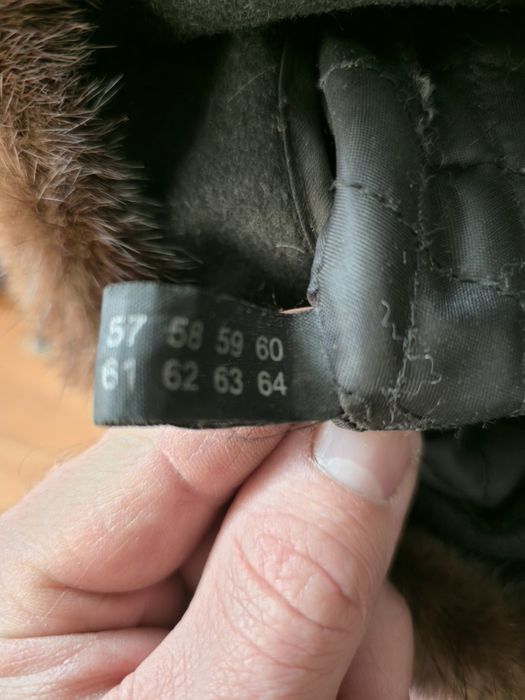 Норковая шапка мужская