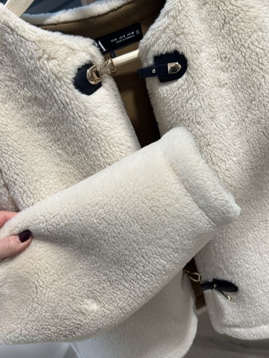 Дамско яке ZARA – тип teddy / еко пух