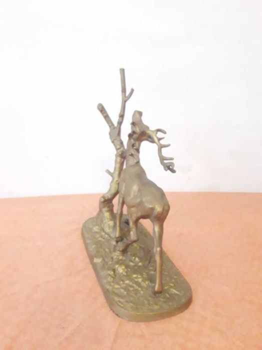 Statuie cerb din aluminium