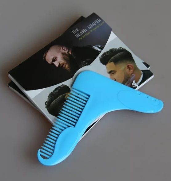 Forma pentru barba, sablon, pieptene