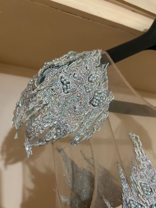 Продавам бледо синя официална рокля