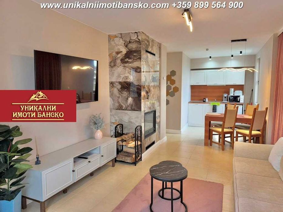 На метри от ски пътя! Двустаен апартамент за продажба в Банско