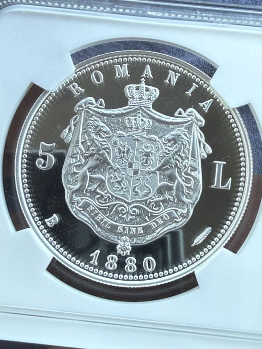 5 lei 2026 / 1880 BNR PF69 NGC