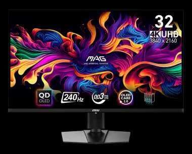 31.5" Монитор MSI MAG 321UPX QD-OLED 240hz