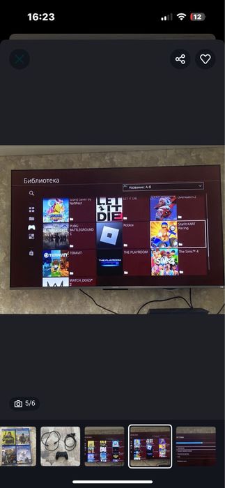 PlayStation 4 Pro 1TB c прошивкой + 4 игры Отличное состояние