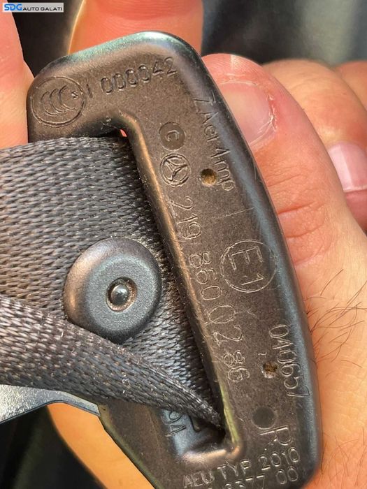 Centura Siguranta Dreapta Fata Pasager Mercedes CLS C219 W219 Facelift 2004 - 2010 Cod A2198600286 [C0202]