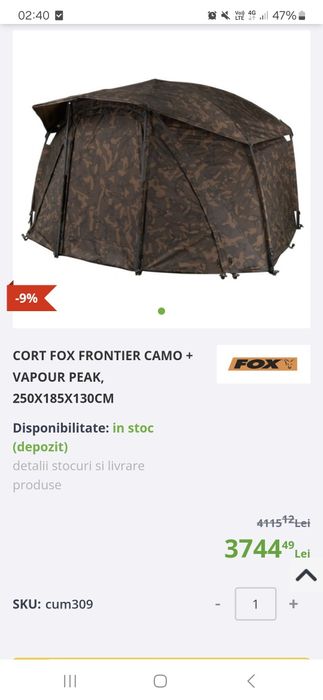Cort fox frontier camo +pat fox r 1