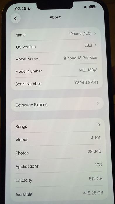 Iphone 13 pro max 512gb