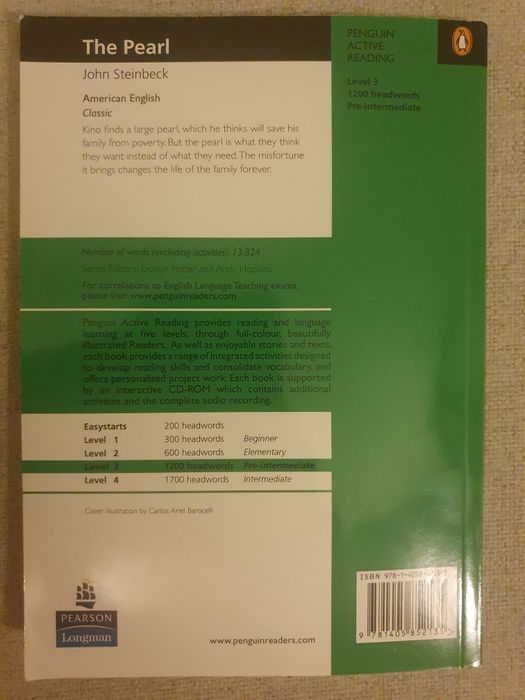 Set cărți literatura engleza cu CD  pentru învățare, nivele de la A1 l