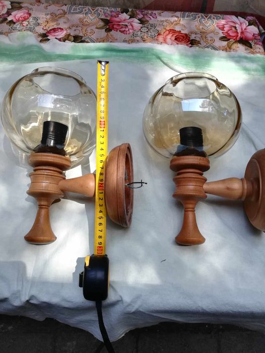 4 броя Дървени аплици