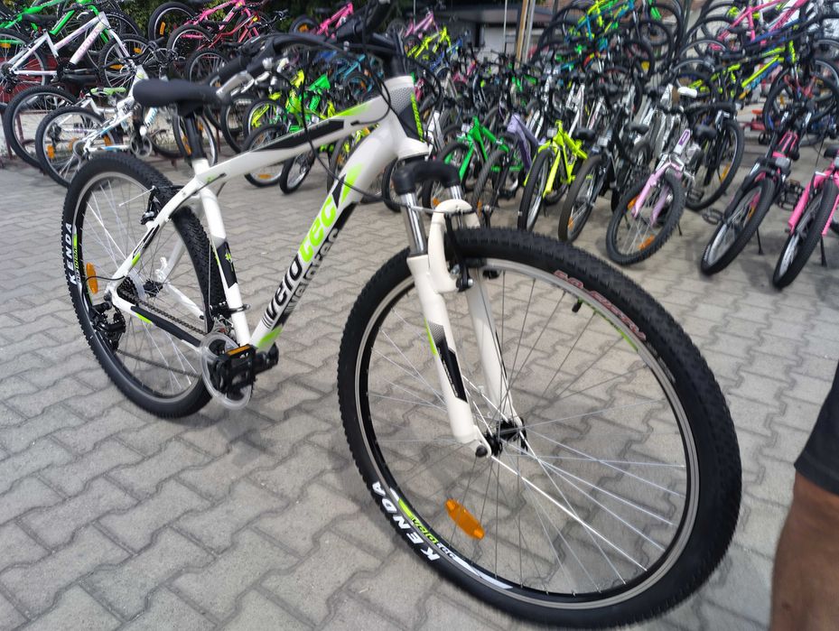 SPRINT Алуминиев велосипед 29" Velotec PRO бял/зелен